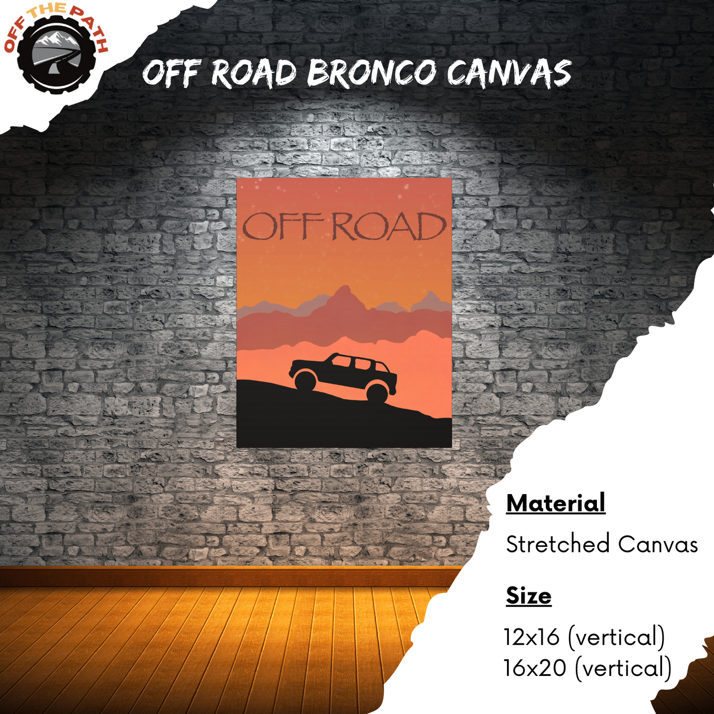 Bronco Off Road Canvas